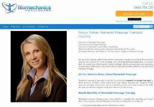 Biomechanics Healthcare - Remedial Massage Therapist Cronulla - Robyn Parkes, the best Remedial Massage Therapist and a member of ATMs. Her remedial massage treatments are customized to help ease a myriad of ailments. Read more here.