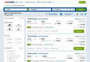 Delhi to Gorakhpur IntrCity SmartBus Tickets Online - Book delhi to gorakhpur IntrCity SmartBus tickets online with railyatri & get best deals on smartbus booking. IntrCity Smartbuses are well equipped with amenities like free wi-fi, live GPS tracking, cctv cameras, private cabins for individuals & for families etc.