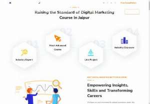 Best Digital Marketing Course in Jaipur - EMPOWER YOUR INSIGHTS SKILLS AND TRANSFORMS YOUR CAREER WITH The Best Institute for Digital Marketing Course in Jaipur.Most Advanced Digital Marketing Course in Jaipur
We at Being Topper provide Best Digital Marketing Training in Jaipur involving a plethora of professional modules. An insight into these modules will be of great help in becoming a successful Digital Marketer.