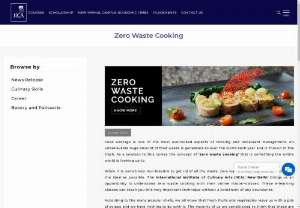 Zero Waste Cooking Classes by IICA | Hobby Chef Programs in Delhi - IICA brings us an opportunity to understand zero waste cooking with their online master-classes. Learn more about these very important cooking techniques from IICA e-learning classes and contribute to making a better, healthier world.