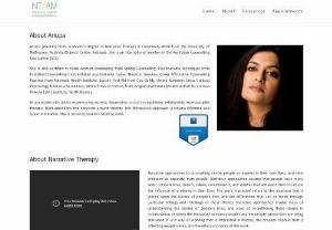 Depression, Stress or Trauma | Narrative therapist in Mumbai - Anupa Mehta is a Narrative therapist in Mumbai. Therapy and counseling are used to treat mental health, depression, Stress, Trauma, Relationship Difficulties, and emotional wellness.