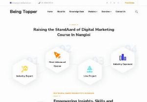 Best Digital Marketing Institute in Nangloi - Being Topper Digital Marketing Institute in Delhi is famous for its quality classroom training. As we all know, nowadays there is a Digital Revolution in India. All the businesses are moving towards the digital platform and it is a must to build digital skills to compete in the market and take your business to new heights. Being Topper Digital Marketing Institute in India is one of the best digital marketing institute in Nangloi. You will get experience on live projects with a dedicated mentor.