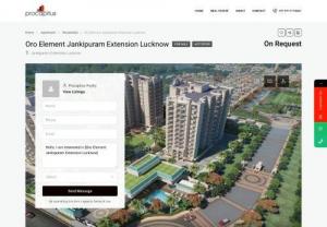 Oro Element Jankipuram Extension Lucknow - Oro Element is located in Jankipuram Extension, Lucknow North in Lucknow. Oro Element is currently a New Launch project and is available at approximate price of 6218 Per Sq. Ft. Onwards.Oro Element is offering 2, 3 BHK Apartment in size ranging from 0 Sq. Ft. to 0 Sq. Ft.(Saleable) Oro Element is approximately at 6.0 Kms from Sitapur Road and ~6.0 Kms from Sitapur Road.