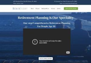 Rolek Retirement Planning - Rolek Retirement Planning is a Registered Investment Advisor. Kyle Rolek is Fiduciary Financial Advisor and Certified Financial Planner. Our expertise is retirement planing. We serve Greater Philadelphia: Berwyn, Villanova, Malvern, Newtown, Langhorne and local towns nearby.