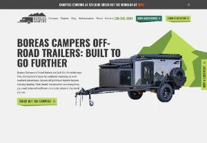 Boreas Campers - As a leading trailer manufacturer in Denver, CO, Boreas Campers creates the most innovative and well-designed pop up campers. We use only high standard construction materials to produce some of the most recognizable off road trailers in the industry. Our outstanding Boreas XT and Boreas MXT off road camper trailers are proudly crafted in the USA.
