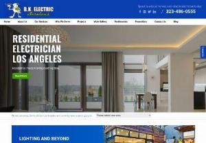 A reliable and professional electric contractor - B.K. Electric Services is a professional local, honest, reliable, and licensed Los Angeles electrician. Customer service, competitive prices, and friendly service remain our top priorities. We provide residential, commercial, and industrial electrical services throughout Los Angeles, Orange County, and San Fernando Valley.