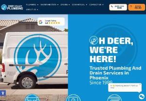 Plumber in Peoria, AZ - Deer Valley Plumbing Contractors is a plumber in Peoria,  AZ that offers wide range of plumbing services like drain cleaning/repair,  leak detection,  gas line repairs,  sewer line repairs,  and more. Contact their team to know more about their services.