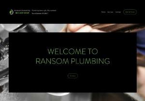 Ransom Plumbing - Plumbing service company offering water heater repair/replacement, unstopping clogged drain lines, repairing water leaks,  fixture and toilet change outs, and we provide 24/7 EMERGENCY SERVICE REPAIRS
