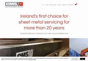 Capital Machinery Services - 20 years experience servicing sheet metal machinery including punch, laser cutting, press brakes and guillotines. Capital Machinery Services also sell tooling and machines including Bodor laser, across the island of Ireland.