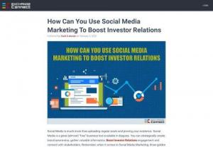 Investor Relations Social Media Best Practices - We help to improve the investor relations social media best practices. IR website best practices to help improve online communications. Social media plays a very powerful role in how you build an audience and share your story.