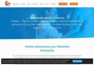 Telco Chatbot | Herbie AI Chatbot - Herbie The AI chatbot offers intelligent network optimization assistance, proactive maintenance, troubleshooting, customer support and much more.