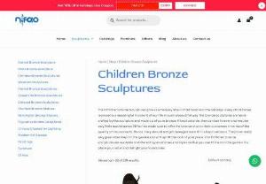 Authentic and Unique Children\'s Bronze Sculptures - The Children Bronze Sculptures give us a memory of our childhood and the old days. Every child statue represents a meaningful incident of our life in such a beautiful way. The bronze sculptures are hand-crafted by the sculptors and made up of pure bronze. If kept outside, they can last forever and require very little maintenance. Nifao has made sure to offer the best service to their customers in terms of the quality of the products. Hence, they should not get damaged even if it is kept...