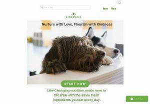 Kindmates - Healthy human grade cooked Food for Dogs. Formulated by veterinarians, made fresh in our kitchens in Orlando, FL