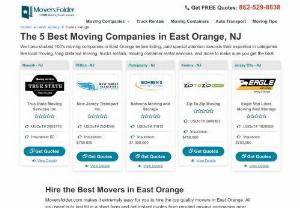 Movers in East Orange, NJ | Best East Orange Moving Companies - Found the Best Movers in East Orange, Texas for your upcoming relocation. Get Free Moving Quotes from Professional Moving Companies in East Orange. Choose the Best Moving Services from East Orange Movers Movers that suits your budget.