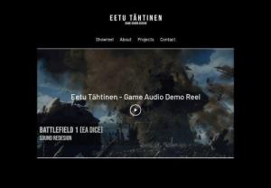 Eetu Thtinen - Game Sound Design - Game sound design portfolio
sound, design, audio, demo, reel, Eetu, Thtinen, game, showreel, designer
