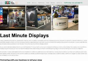 Exhibition Stand Designers Sydney: Last Minute Displays - Last Minute Displays, an exhibition stand designers based in Sydney. We offer full service delivery for your events from concept to completion, call us now!