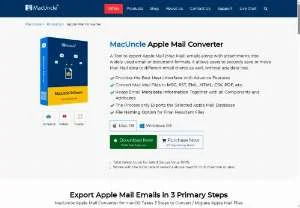 Screenshot of Convert Apple Mail Mailboxes on Mac OS
