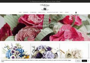Anthology On Main - Anthology On Main is a one-woman shop where your wedding flowers are lovingly handmade from the pages of your favorite books! I\'ve been designing and creating book page flowers for the past 9 years. Although I\'m located in Stilwell, Kansas, I ship worldwide! Contact me, Katie, to discuss your own custom floral package.