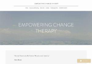Empowering Change Therapy - Online therapy practice available to Hoosiers. Start therapy on a private, secure platform from the comfort of your own home.