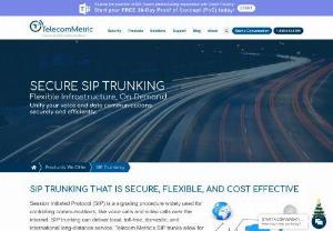 Secure, Flexible and Cost-Effective SIP Trunking - Looking for SIP trunk providers? SIP trunking allows you to send voice and other unified communications services over the internet with an IP-enabled private branch exchange. SIP trunks are virtual phone lines allowing you to make and receive phone calls over the internet using a phone number. Call us to know more!