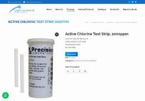 Bacteria test strips in Dubai - Bacteria test strips provide a simple, reliable, and economical way to measure the concentration of free available chlorine in sanitizing solutions.