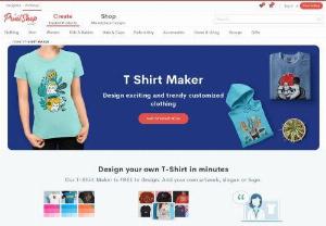 T Shirt Maker - Design exciting and trendy customized clothing with Designhill\'s t-shirt maker tool. Create cool and quirky t-shirts with t-shirt maker to get exposure and brand identity.