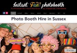 Instant Fun Photobooth - Hire a photo booth in East Sussex, West Sussex for your wedding reception, birthday celebration or a private party.

​

There are many reasons to hire a photobooth at any party or event, but making memories is one great reason.

 

It is hard to explain the magic or the excitement of the photo booth, but it is always evident. When you are laughing with friends through some goofy pictures everyone wants to see their photos as soon as possible

.

Ultimately that is the essence..
