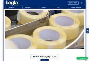Bopp Tape Manufacturer | Bagla Group - Best Bopp Tape Manufacturer  Hindustan Adhesives Ltd subsidiary of Bagla Group provides you the wide range of Bopp tape options for sealing your boxes or cartons. We deal internationally all over the world mainly in countries like USA, UK, Canada, India, Spain, France, Italy, Poland, Portugal, Germany, Mexico, Brazil, Argentina.