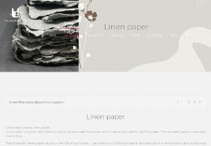 Buy Handmade Linen Paper Products - Bluecatpaper, made handmade linen paper products. If you want to buy original handmade linen paper and products then content Bulecatpapper