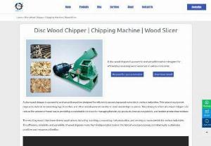 Disc Wood Chipper - The electric wood chippers are a must for many wood processing plants and are mainly used to process wood chips of uniform size. The commercial disc wood chipper is designed in a variety of styles according to different production scenarios to meet different customer needs.