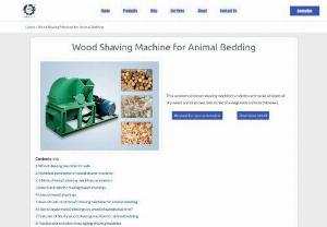 Wood Shaver - This commercial wood shaving machine is mainly used to cut all kinds of dry wood and branches into curled shavings with uniform thickness. This wood shaver is driven by electricity and has high working efficiency. It's processing volume can reach 300kg/h to 1500kg/h per hour.