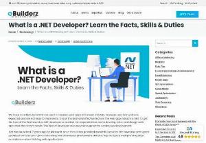 Net developer - Many tools are available in the web industry to create web apps. net is one of those technologies. But to use this technology, you need Net developer. Net was developed by Microsoft. It is one of the best web app framework.