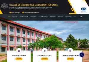 College of engineering and management punnapra - College of Engineering and Management Punnapra, Alappuzha was started in 2008.CEMP is the best engineering college in Alappuzha. an autonomous society under the Government of Kerala formed to establish educational institutions in various professional fields.
