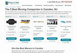 Movers in Camden, NJ | Best Camden Moving Companies - Found the Best Movers in Camden, New Jersey for your upcoming relocation. Get Free Moving Quotes from Professional Moving Companies in Camden. Choose the Best Moving Services from Camden Movers that suits your budget.