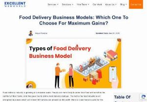 Types of Food Delivery Business Model - Starting an online delivery business with the perfect food delivery business model can prove to be successful in this crisis. To give you a better idea,  we have mentioned a few statistics on the online food ordering business model.