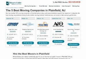 Movers in Plainfield, NJ | Best Plainfield Moving Companies - Found the Best Movers in Plainfield, New Jersey for your upcoming relocation. Get Free Moving Quotes from Professional Moving Companies in Plainfield. Choose the Best Moving Services from Plainfield Movers that suits your budget.