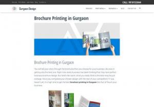 Brochure Printing in Gurgaon - we are Creative design company we have professional 

designer our company based in Delhi NCR  we provide 

best Services design and Printing, Our products Like the 

cap, T-Shirt, Packaging Box, Label, Pamphlet in 

Hoarding, Banner Poster Designed by professional 

Designer so It\'s Look like an International Brand and 

Our printing Quality also best, We have Branded 

Machine for Printing.