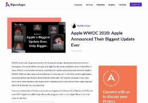 Apple WWDC 2020: Apple Announced Their Biggest Update Ever - Missed watching WWDC 2020? Take a quick recap of all the major announcements done to iOS, iPadOS, WatchOS, macOS Big sur.