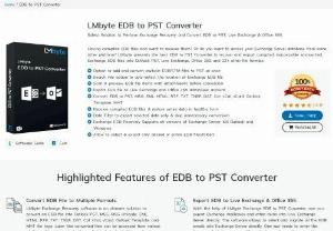 LMbyte EDB to PST Converter to convert EDB to PST - If you want to convert EDB files to Outlook PST, try our best EDB to PST Converter tool to convert edb file to PST with ease. The tool has a capacity to convert all its email property to PST and several other file formats. The EDB to PST Converter tool supports all the Windows versions.