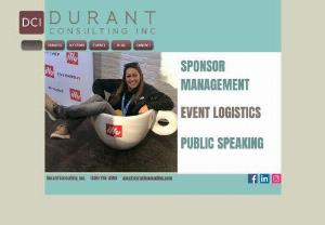 Durant Consulting, Inc. - Auction solutions for non-profit organizations,  Sponsor Management & Fulfillment for large-scale events nationwide,  Event Production and Brand Activations in Charleston,  SC.I work with the confirmed Sponsors of large events to fulfill their contractual obligations during the planning period and oversee their onsite activations from load-in to load-out.