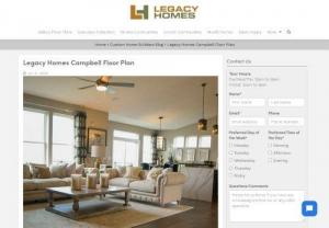 Legacy Homes Campbell Floor Plan | Legacy Homes - Legacy Homes Campbell Floor Plan