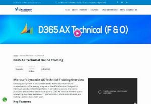MS Dynamics AX Technical Training in Hyderabad - Visualpath offers D365 AX Online Training at an affordable course fee by expert faculty and with placement assistance, providing best D365 AX Online Training with real-time projects scenarios & Certification Help. For more information contact us@+919989971070.