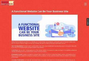 A FUNCTIONAL WEBSITE CAN BE YOUR BUSINESS SITE - Salient features that attract viewers to a website are creative design, and useful contents. Business viewers also look for product features, blogs, customer testimonials and websites link to companys social media account.
MATChBOX is a leading digital marketing company in Indore with over a decade of experience and expertise in designing attractive and content-rich websites, social media and blog pages. We focus on extending result-oriented online service to clients.