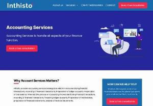 Bookkeeping services in Bangalore | Accounting Services - Bookkeeping services in Bangalore, Accounting Services from Inthisto. Bookkeeping & Accounting services for Startups and other top firms to handle all aspects