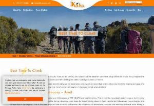 Best Time To Climb Mount Kilimanjaro - Climbing Kilimanjaro is always thrilling, but some months enhance the experience and challenge more than others. Choosing the right time to go is just one of many factors to consider when planning your trip. Heres some information to help you decide when to climb.