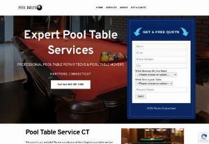 Pool Table Service CT - Expert pool table services including repairs, assembly and pool table movers. We serve Northern Connecticut, Rhode Island and Massachusetts. Call for a free quote today.
Address 
30 Governor St
East Hartford, CT
06108
Phone 
860-215-4085