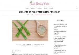 Benefits Of Aloe Vera Gel For Face - 1. Aloe vera, for acne, is a great solution. It reduces the inflammation and removes the redness of the skin. Use of aloe vera gel for acne scars is recommended

2. Most makeup removers are harsh on the skin. But aloe vera as face wash can get rid of stubborn makeup without irritating the skin underneath, and also nourishing it. Unlike chemical soaps, it doesn\'t dry off your skin, but hydrates it.