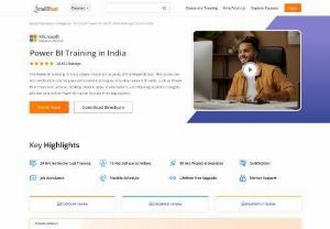Best Power Bi Training in India - Power BI training in India makes you expert in data analytics, data visualization. This online power BI Certification course comes with Job Assistance and project work. Enroll Now!