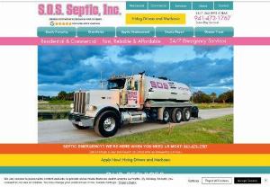 SOS Septic Inc - S.O.S. Septic is committed to expert septic service and high-quality customer care. With S.O.S. Septic you\'ll always reach us (never a machine)- 24 hours a day, 7 days a week. We are widely known throughout Southwest Florida for our Same Day Septic Service.