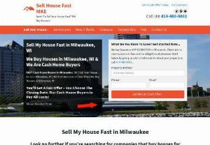 Cash Home Buyers in Milwaukee | Sell House Fast MKE - Sell House Fast MKE is a cash home buyer in Milwaukee. Call us at 414-488-0881 if you are looking for a stress-free sale. Well buy your house in seven days or less. Plus, you wont have to worry about closing costs, agent fees, or hidden costs.
